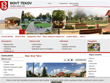 Tablet Screenshot of novytekov.sk